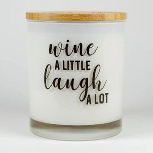 🚨NEW UNPLUG Soy Candle Wine A Little Laugh A Lot Apples & Maple Bourbon